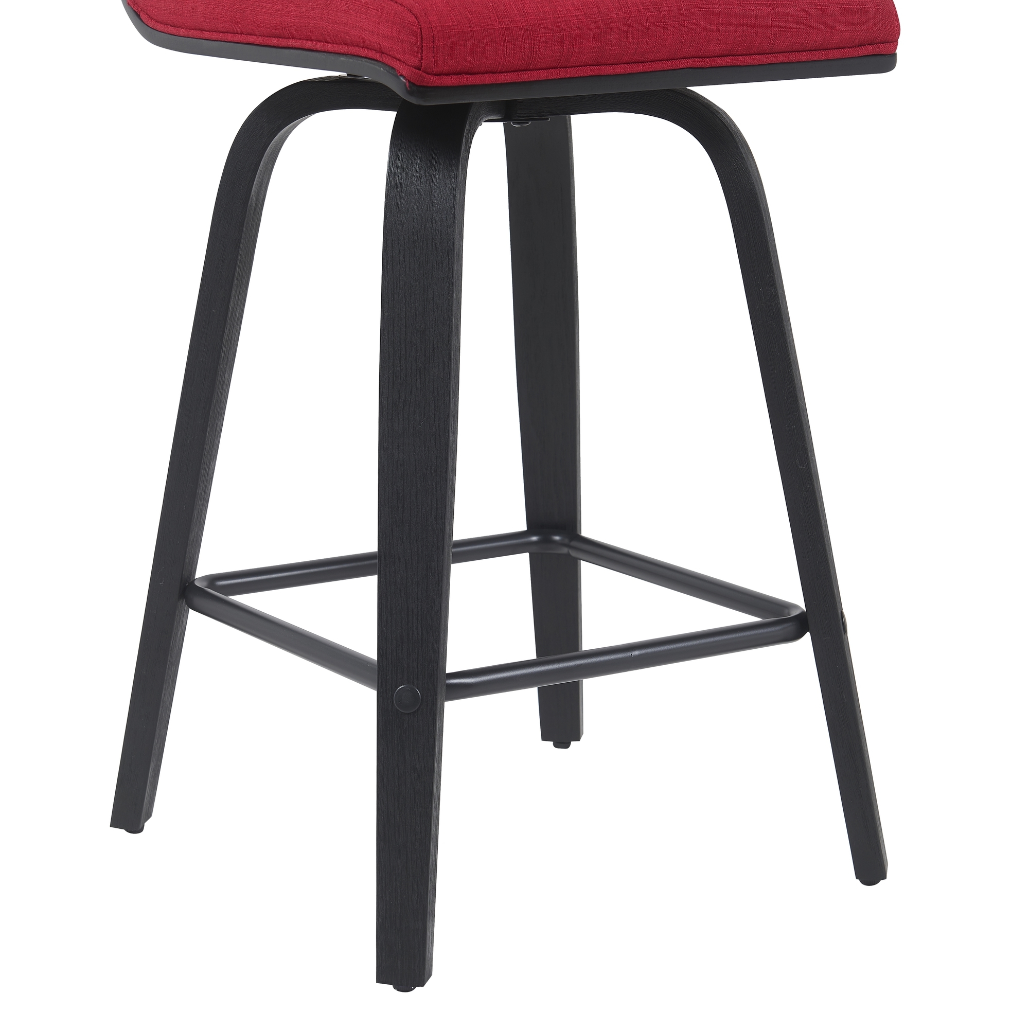 Armen Living Vienna Upholstered Swivel Counter Stool