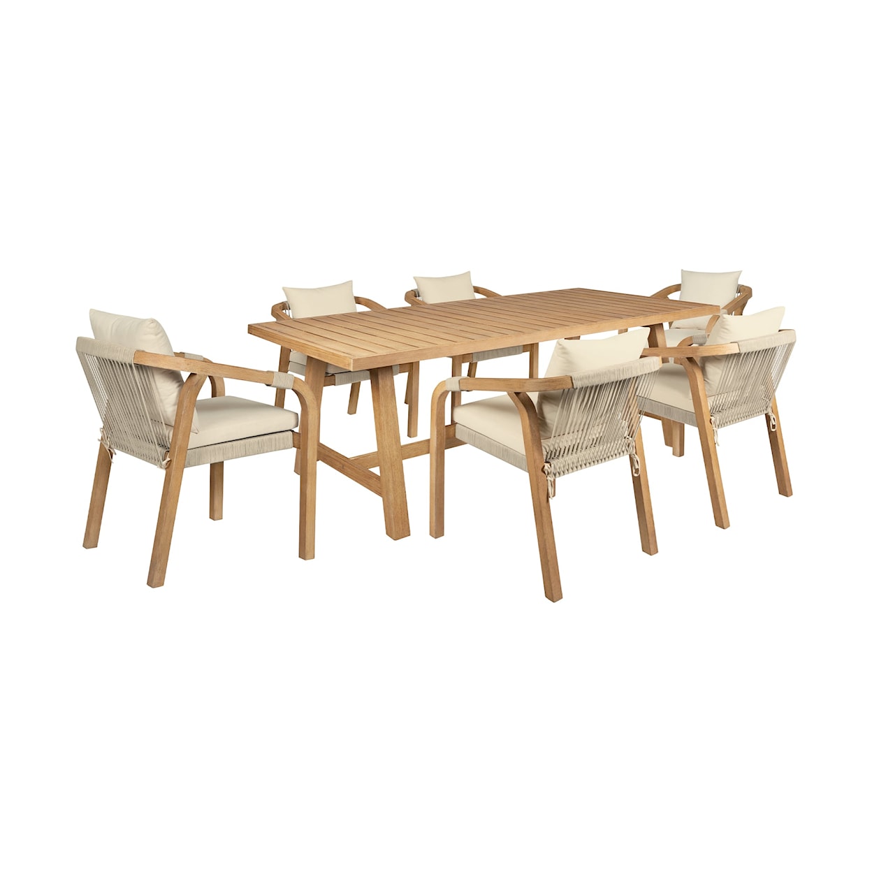 Armen Living Cypress Outdoor Dining Set