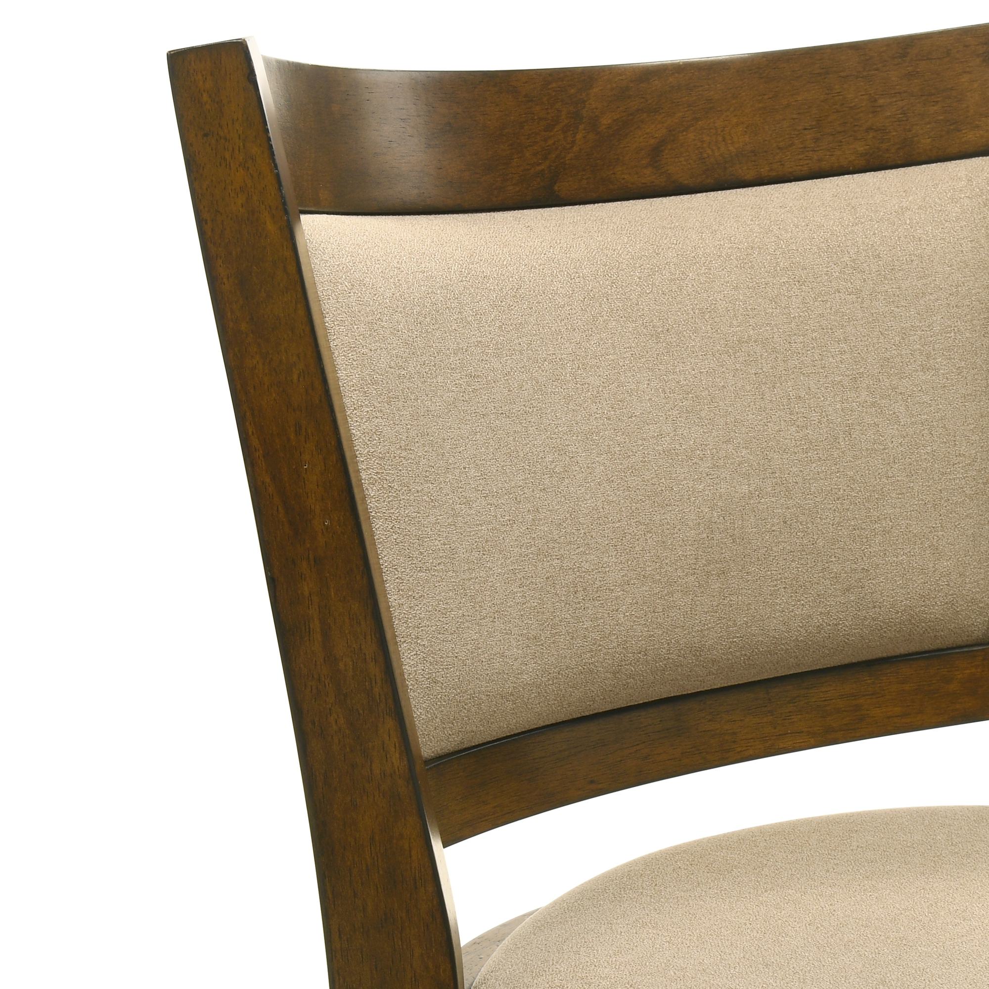 Armen Living Aiden Upholstered Counter-Height Swivel Stool