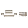 Armen Living Bridges 4pc Bedroom Set