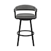 Armen Living Bronson Bar-Height Swivel Stool