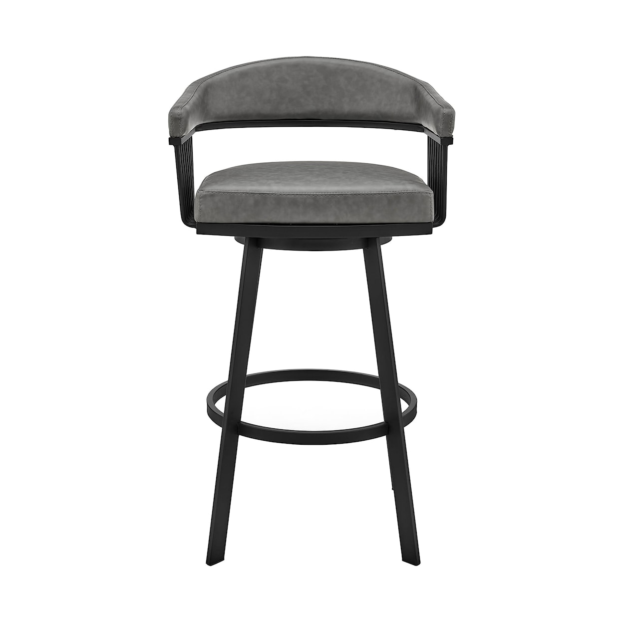 Armen Living Bronson Bar-Height Swivel Stool