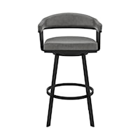 Transitional Bar-Height Swivel Stool