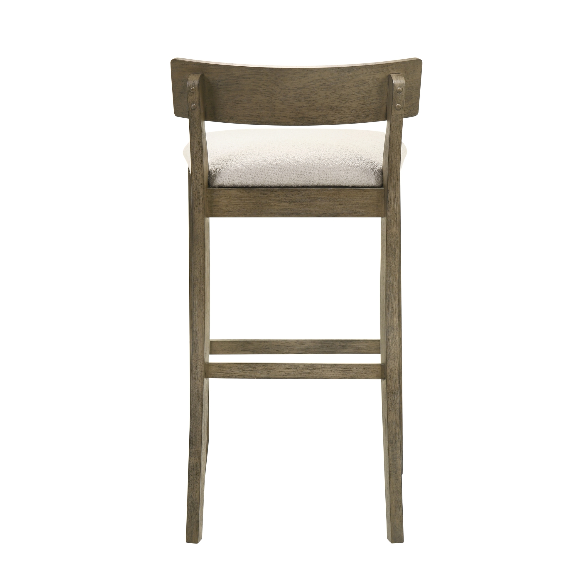 Armen Living Merie Upholstered Low-Back Fixed Barstool