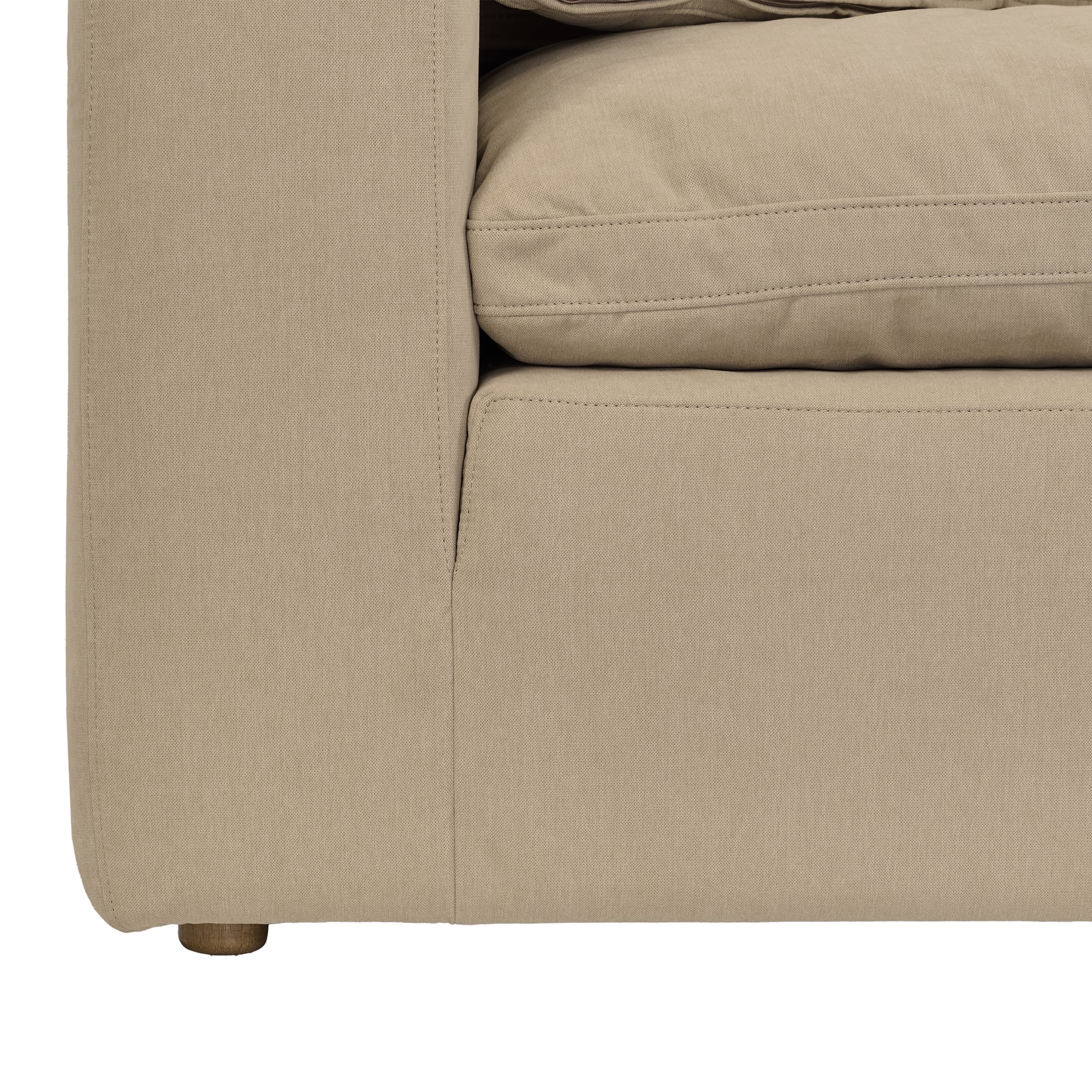 Armen Living Liberty Brown Chair and a Half