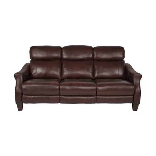 Transitional Zero Gravity Power Reclining Sofa