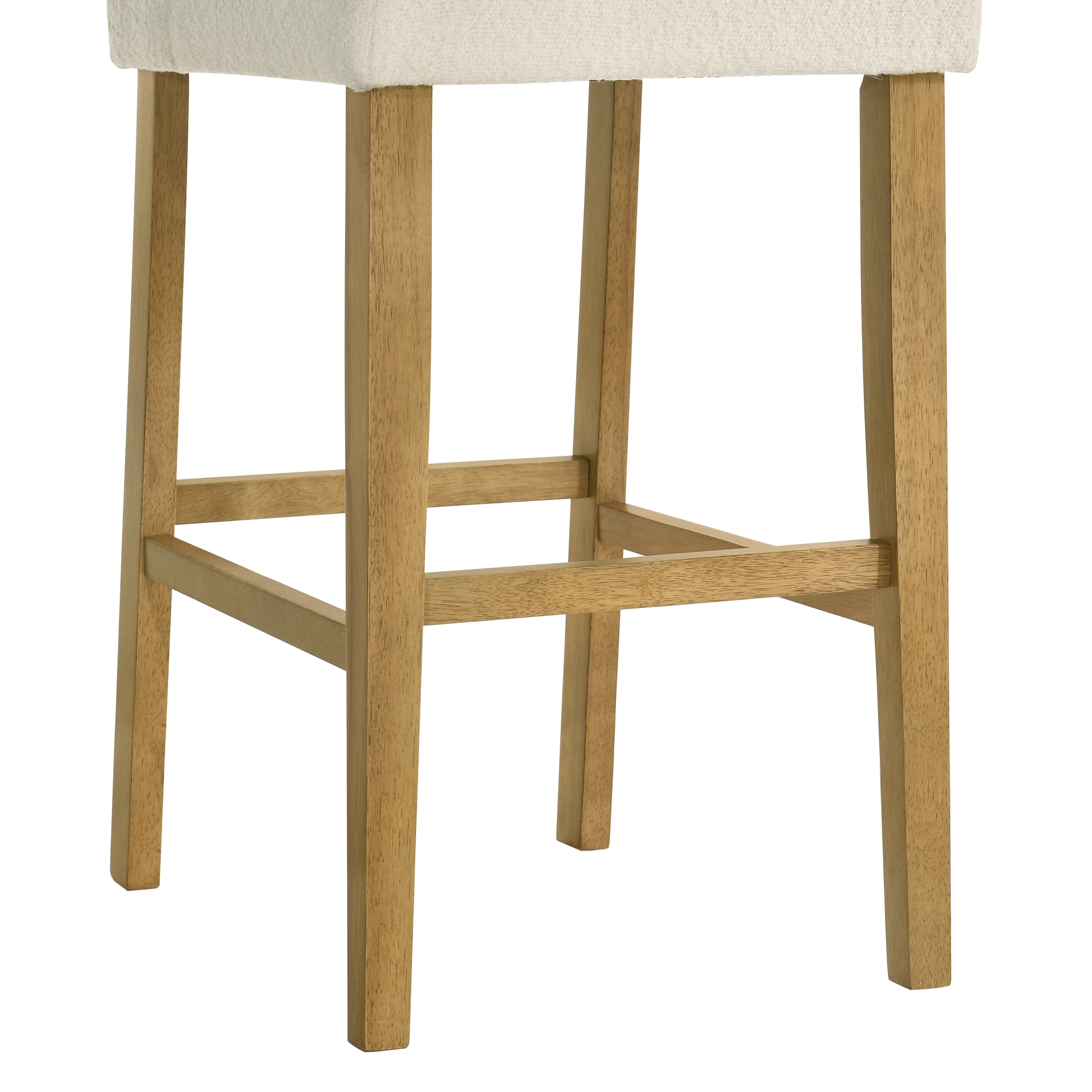 Armen Living Fauna Upholstered Barstool w/Channel Tufting