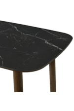 Armen Living Emorie 7-pc. Mid-Century Modern Dining Set with Sintered Stone-Top Table