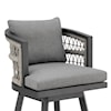 Armen Living Zella Outdoor Barstool