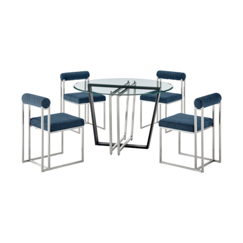 Contemporary 5-Piece Dining Set