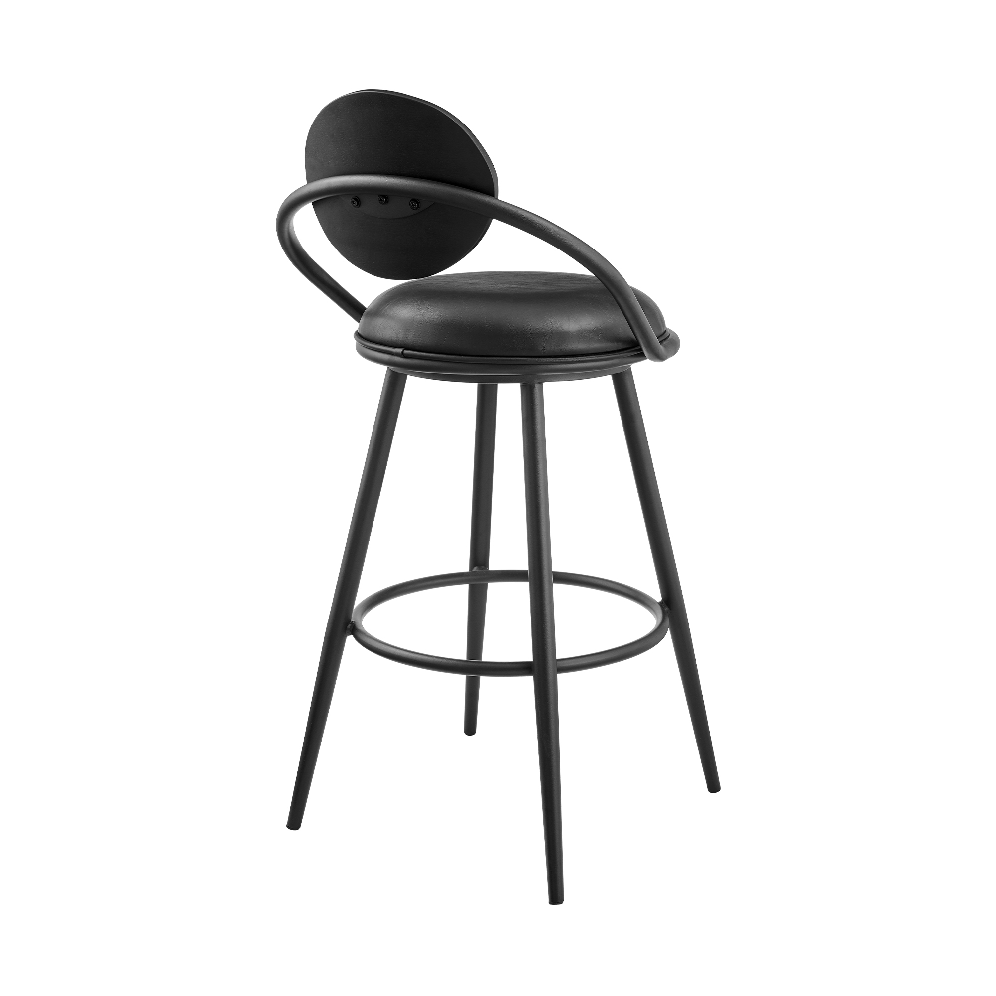 Armen Living Carnation Swivel Counter Stool