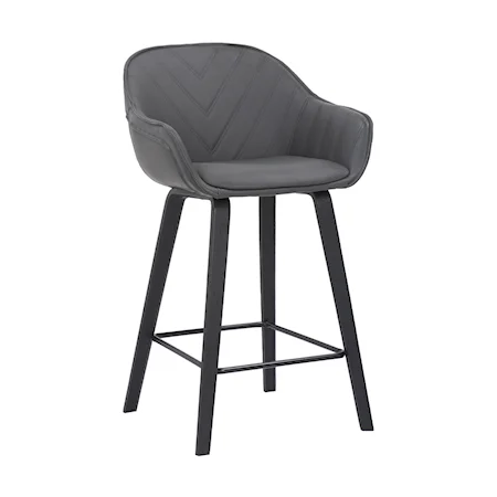 Contemporary 26" Upholstered Counter Height Stool