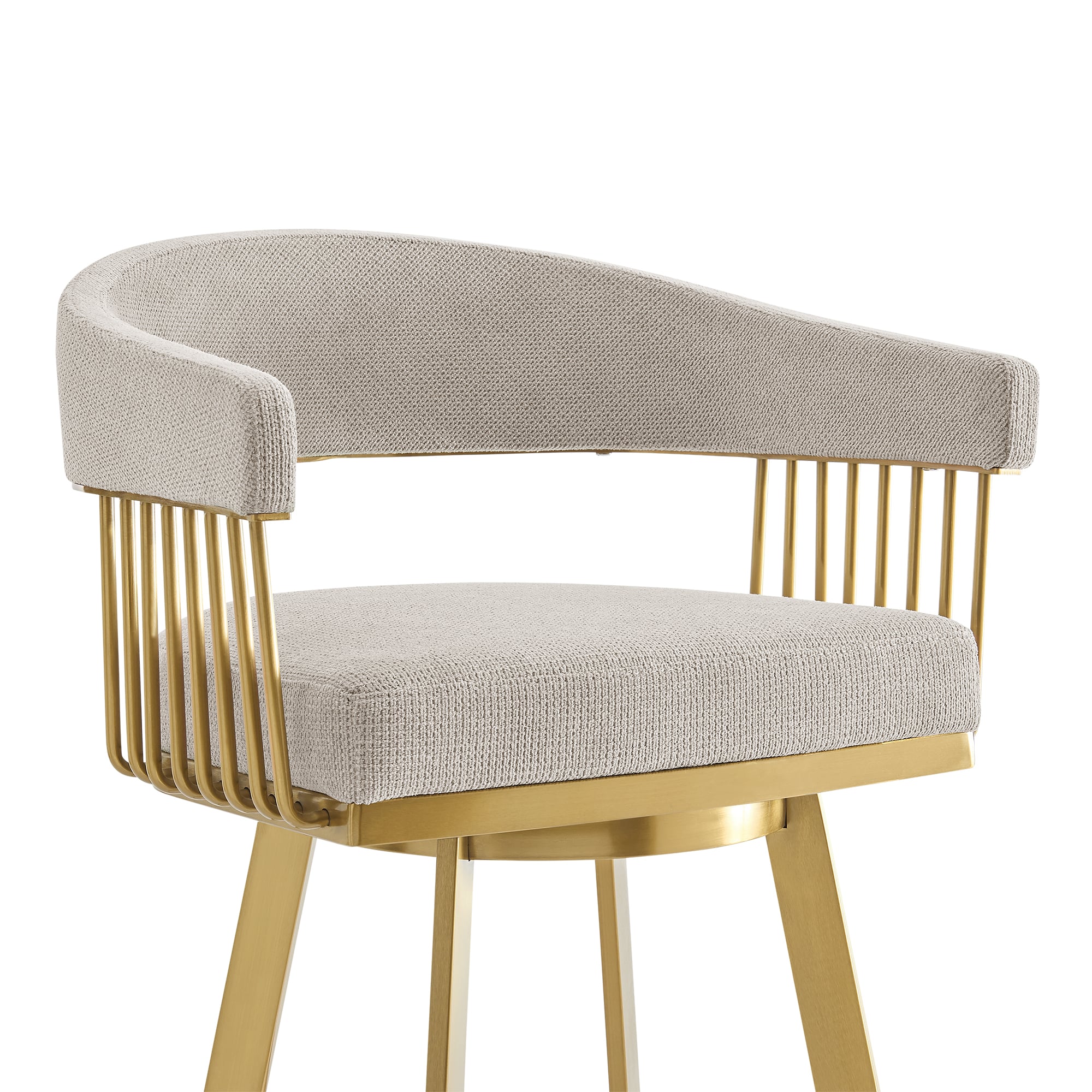 Armen Living Chelsea Swivel Bar Stool