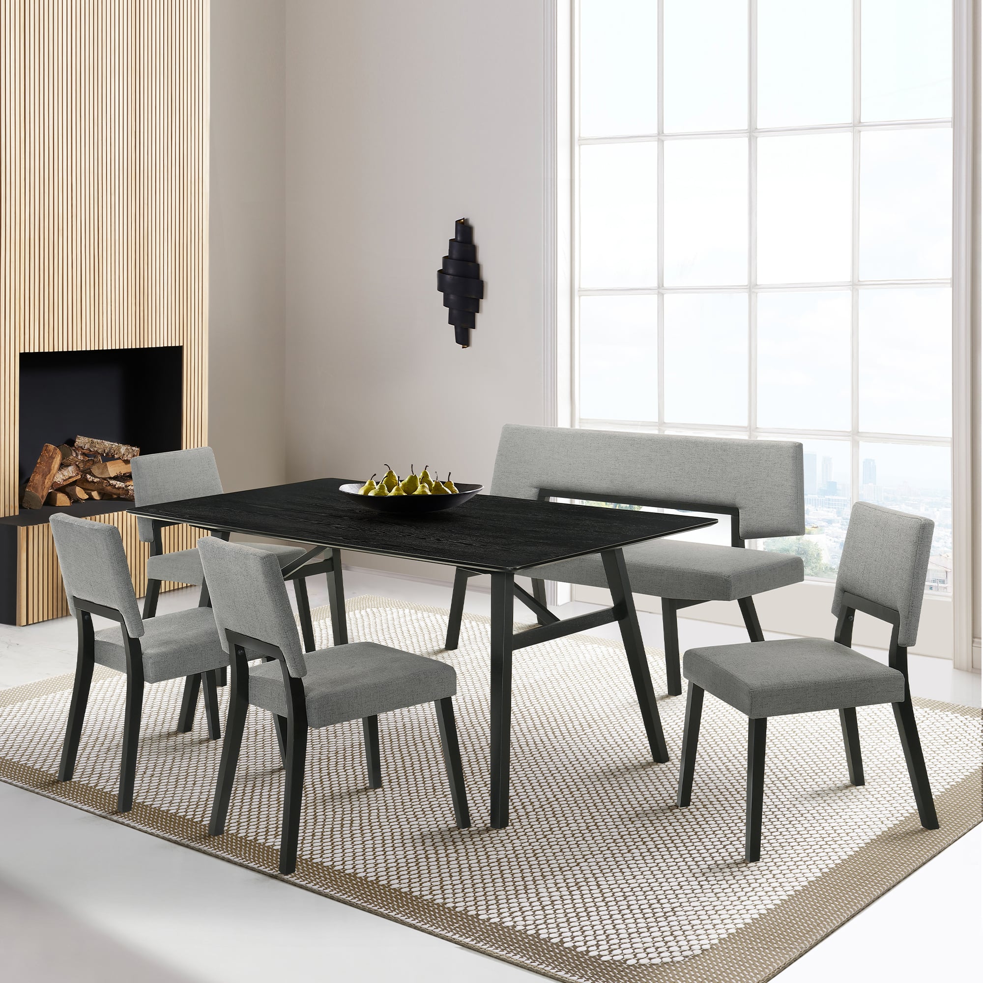 Armen Living Channell Dining Table