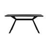 Armen Living Margot Dark Gray Rectangular Dining Table