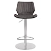 Armen Living Oneida Adjustable Swivel Bar Stool