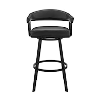 Transitional Bar-Height Swivel Stool