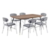 Armen Living Messina/Alice Dining Set