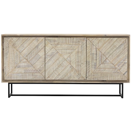  Sideboard Buffet in Natural Acacia Wood