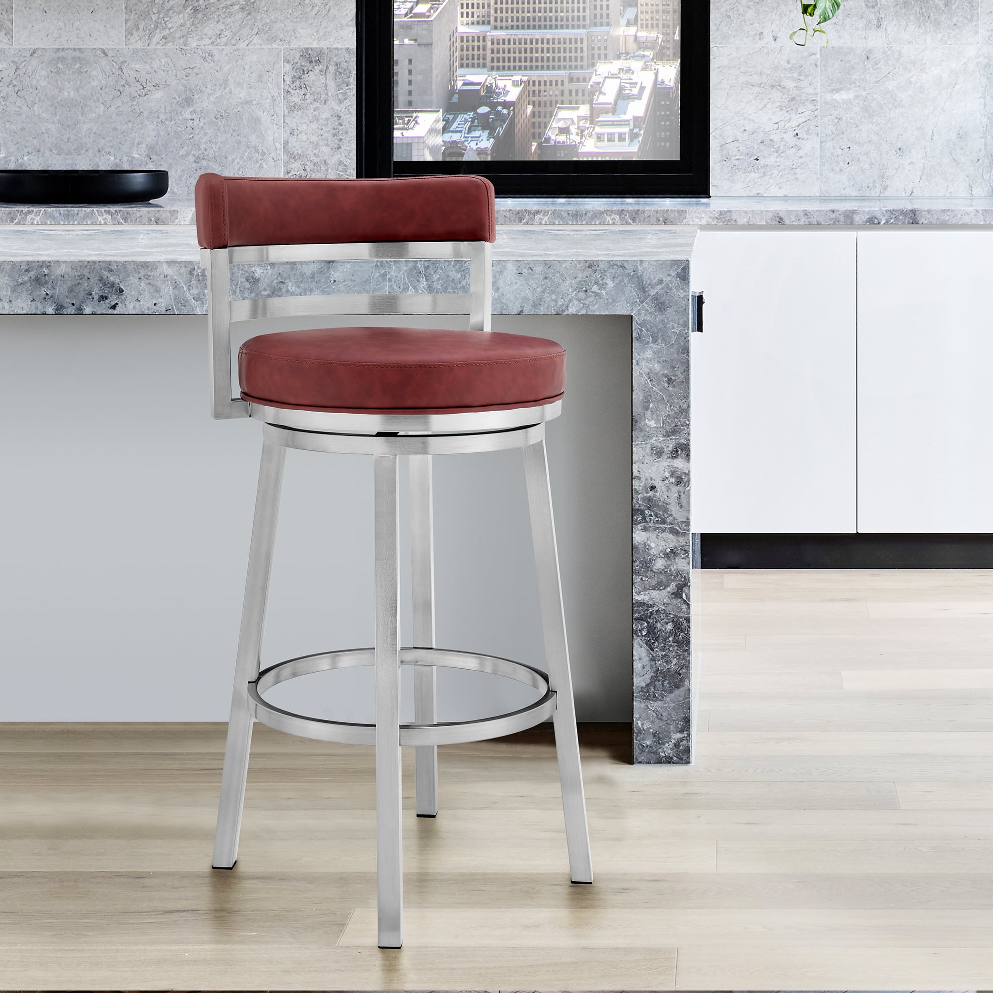 Armen Living Madrid Counter-Height Stool