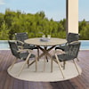 Armen Living Sachi Outdoor Dining Table