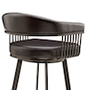 Armen Living Bronson Counter-Height Swivel Stool