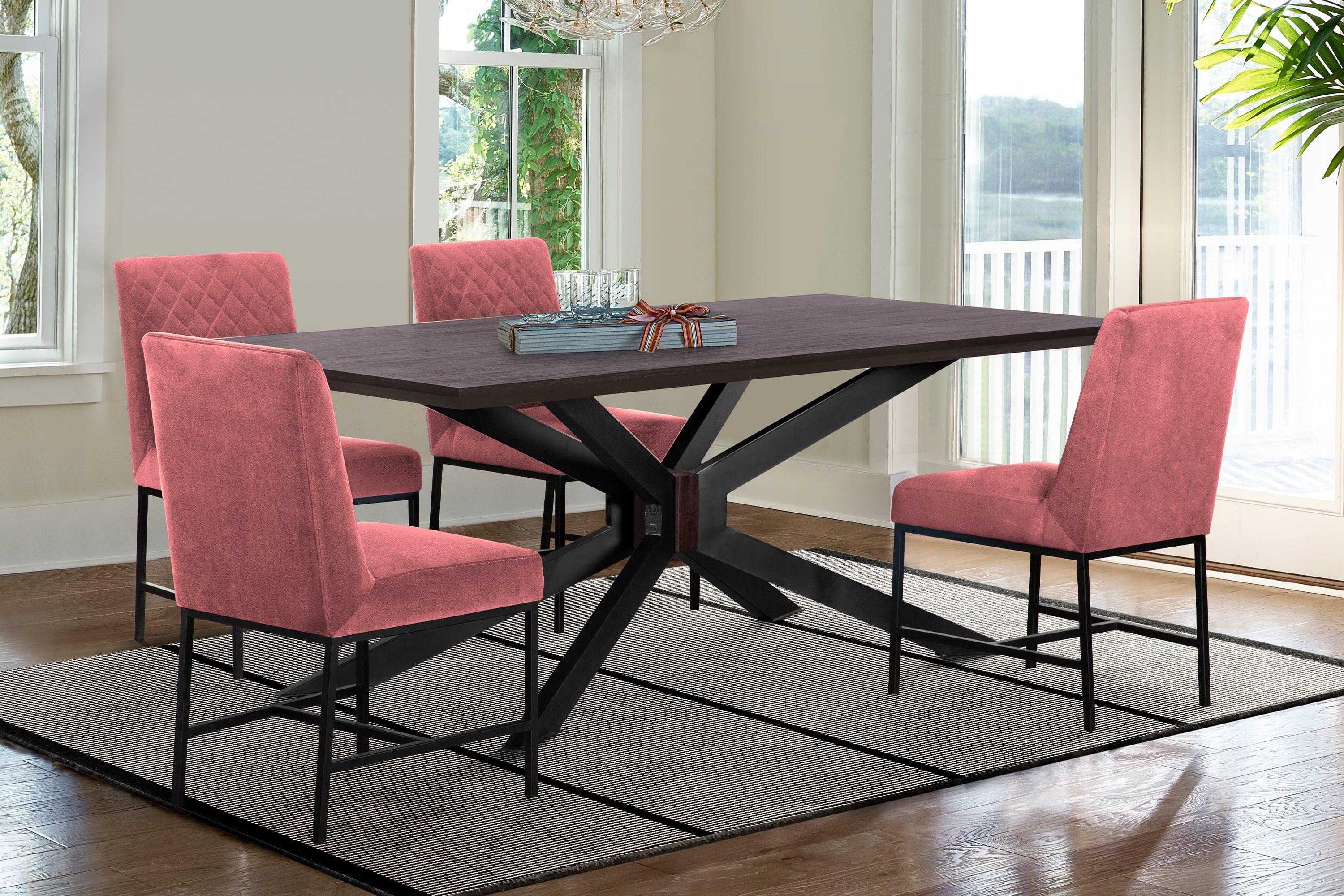 Armen Living Pirate/Napoli Dining Set