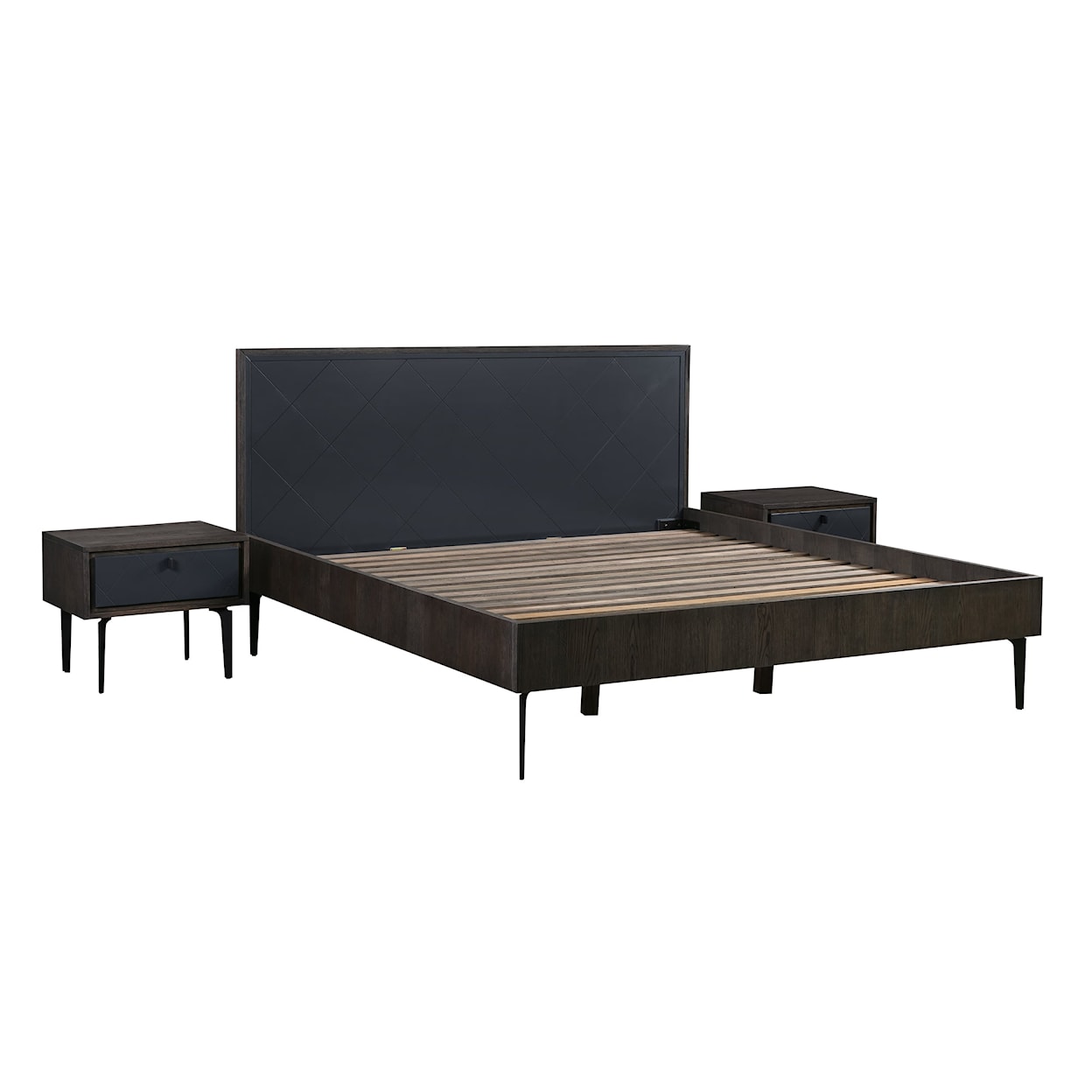 Armen Living Cross 3-Piece King Bedroom Set