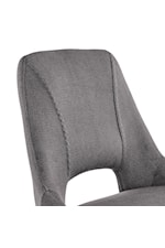 Armen Living Lexi Set of 2 Contemporary Velvet Side Chairs