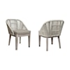 Armen Living Haiti Set of 2 Outdoor Side Chairs