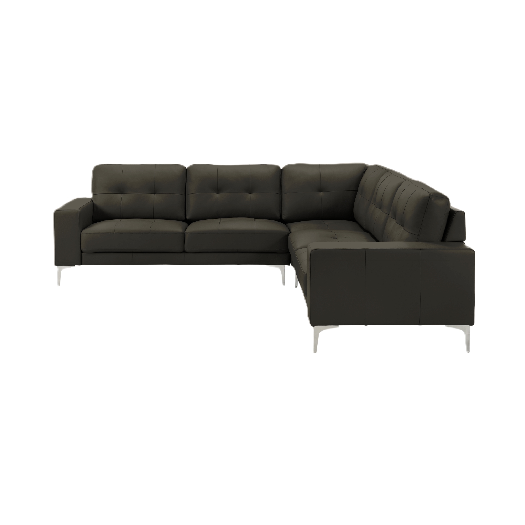 3-pc. Genuine Leather Sectional Sofa