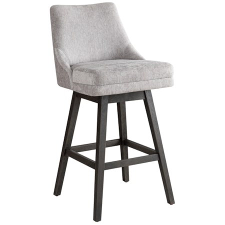 Upholstered Swivel Barstool