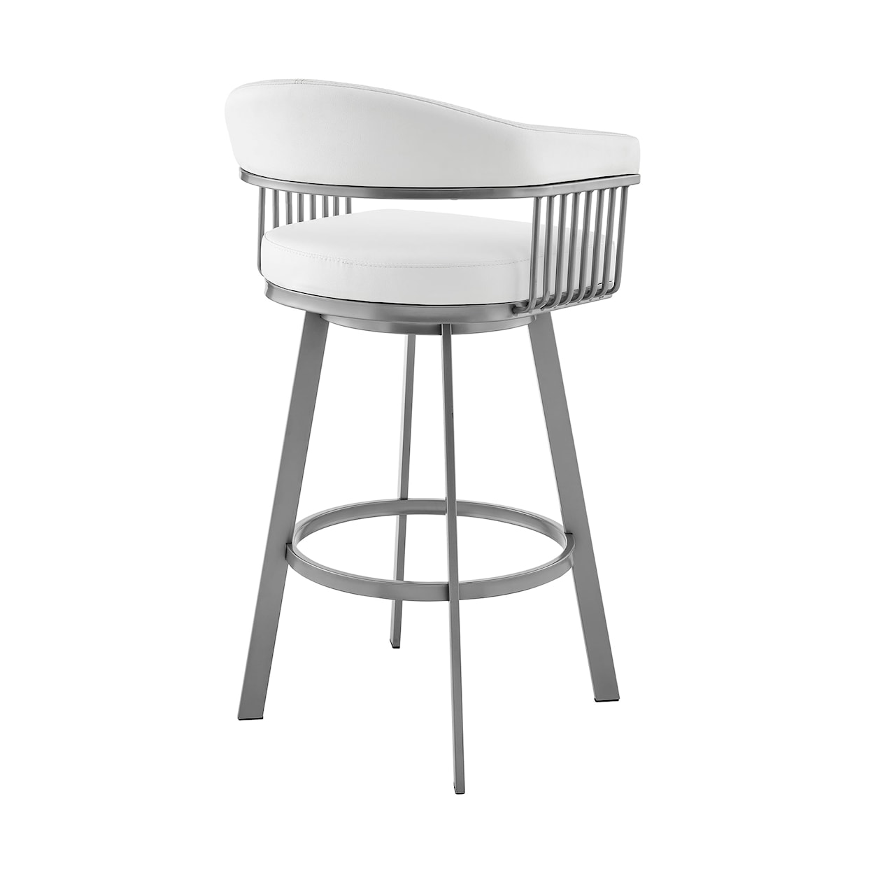 Armen Living Bronson Bar-Height Swivel Stool