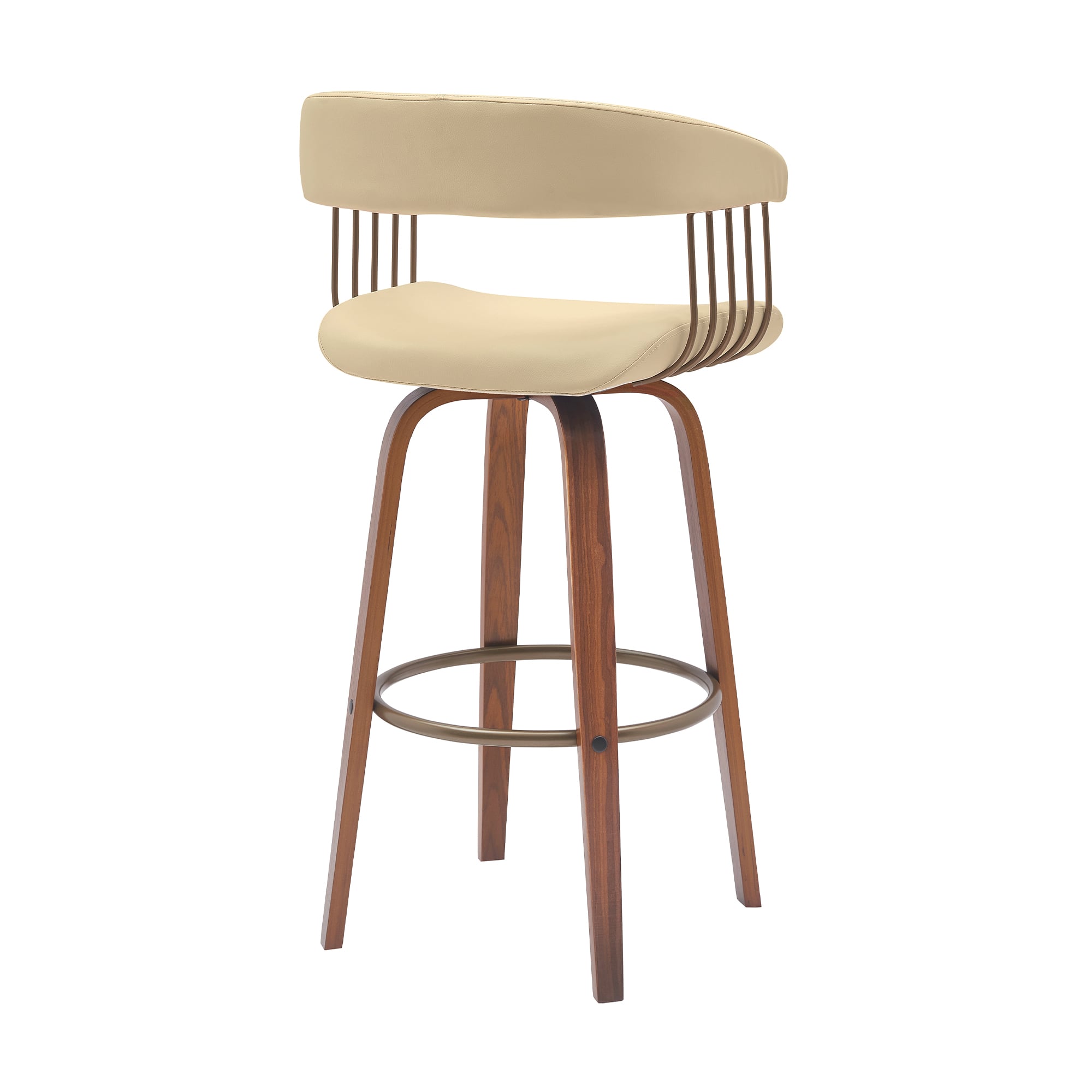 Armen Living Topanga Swivel Bar Stool