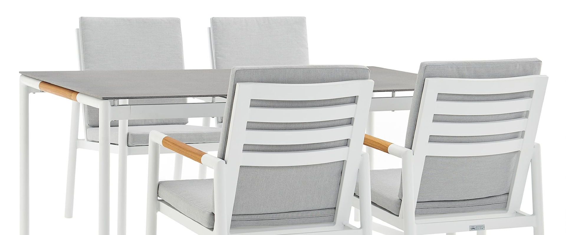 Contemporary 5-Piece Outdoor Dining Set