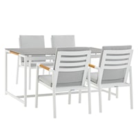 Casual 5-Piece Outdoor Dining Set