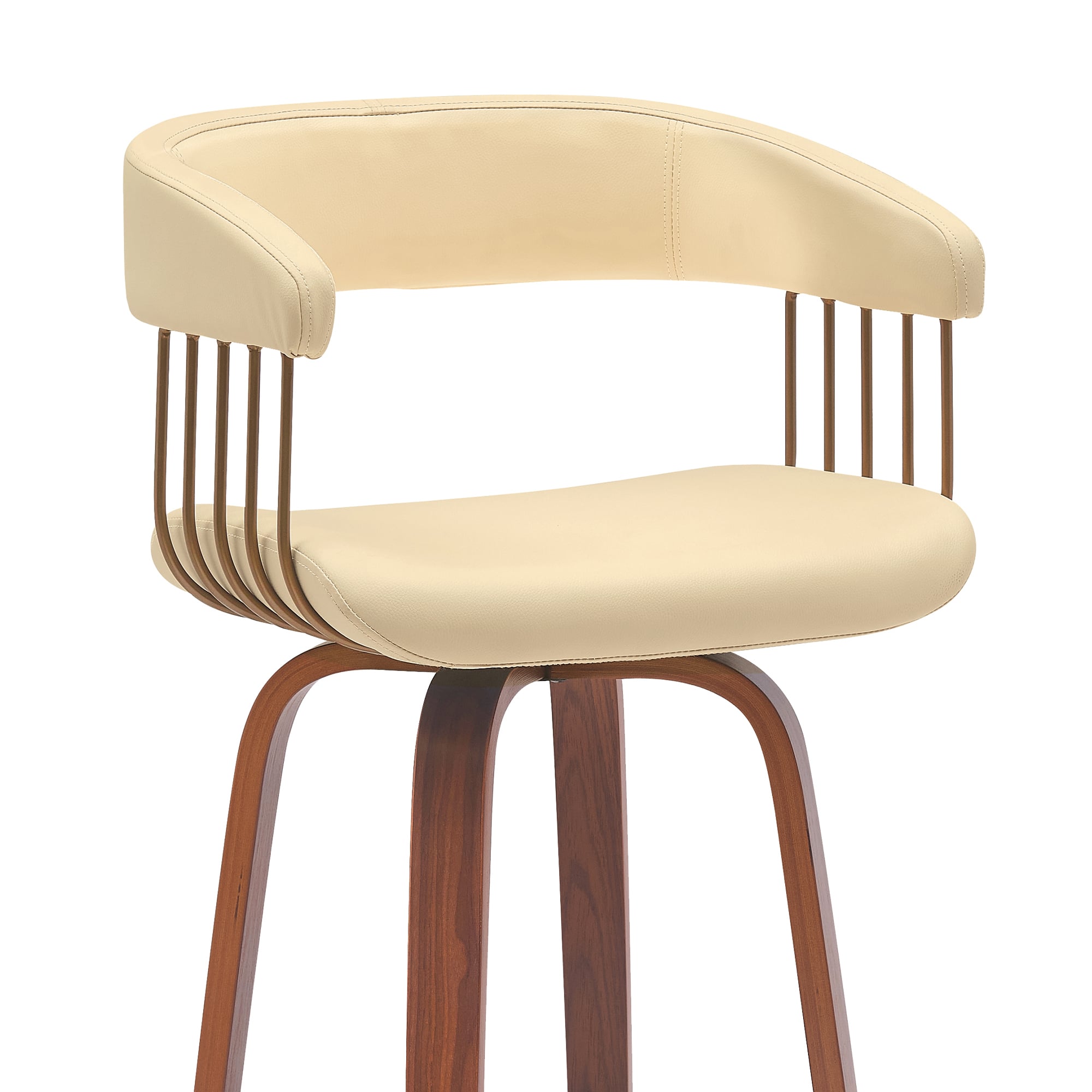 Armen Living Topanga Swivel Bar Stool