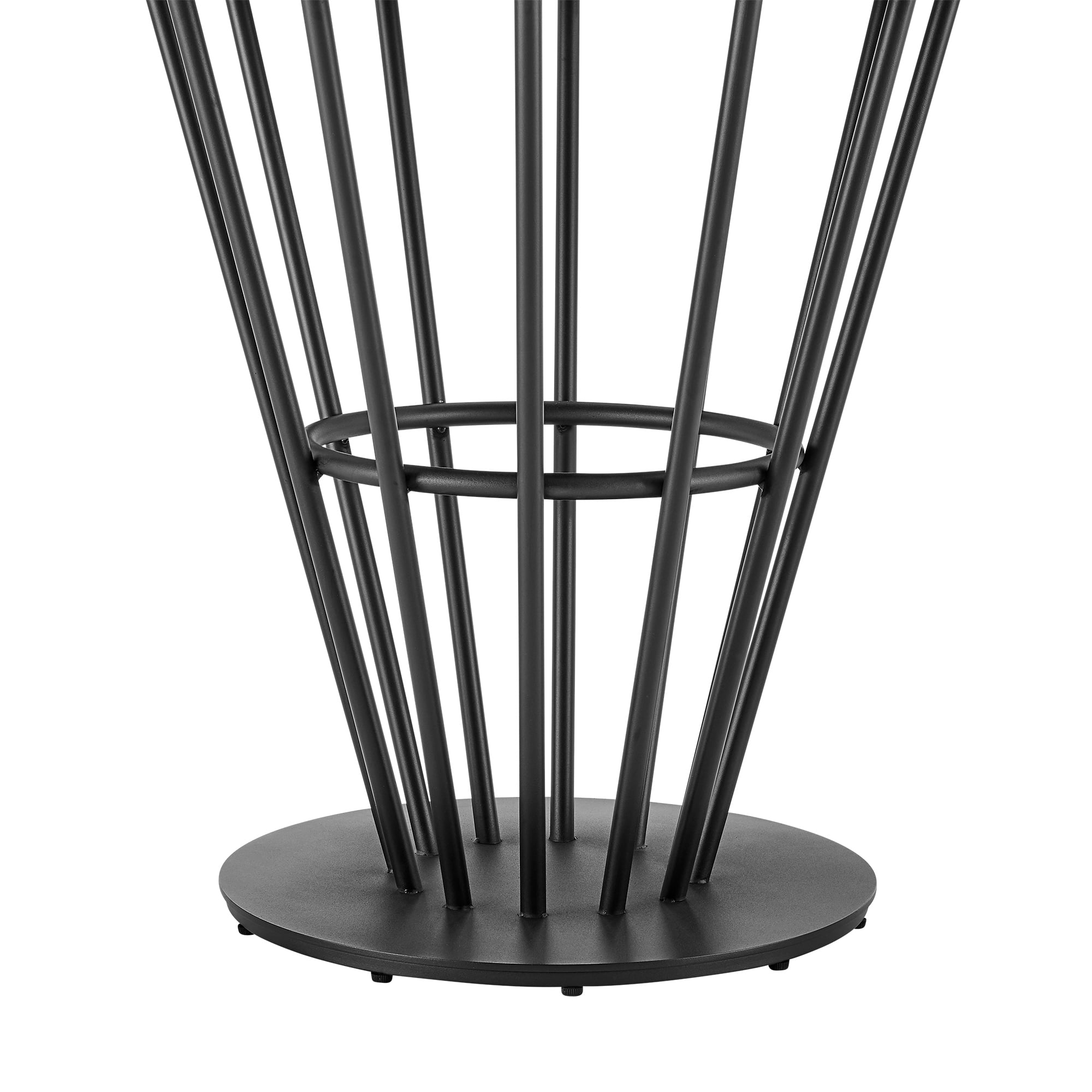 Armen Living Veronica / Shannon 5-Piece Round Dining Table Set