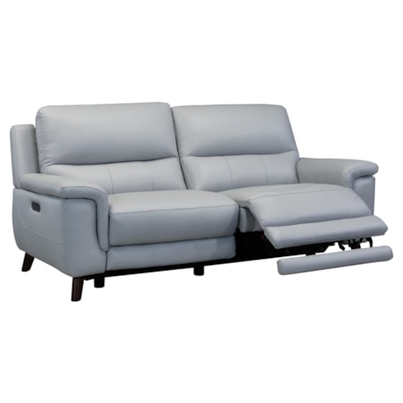 Gray Leather Living Room Set