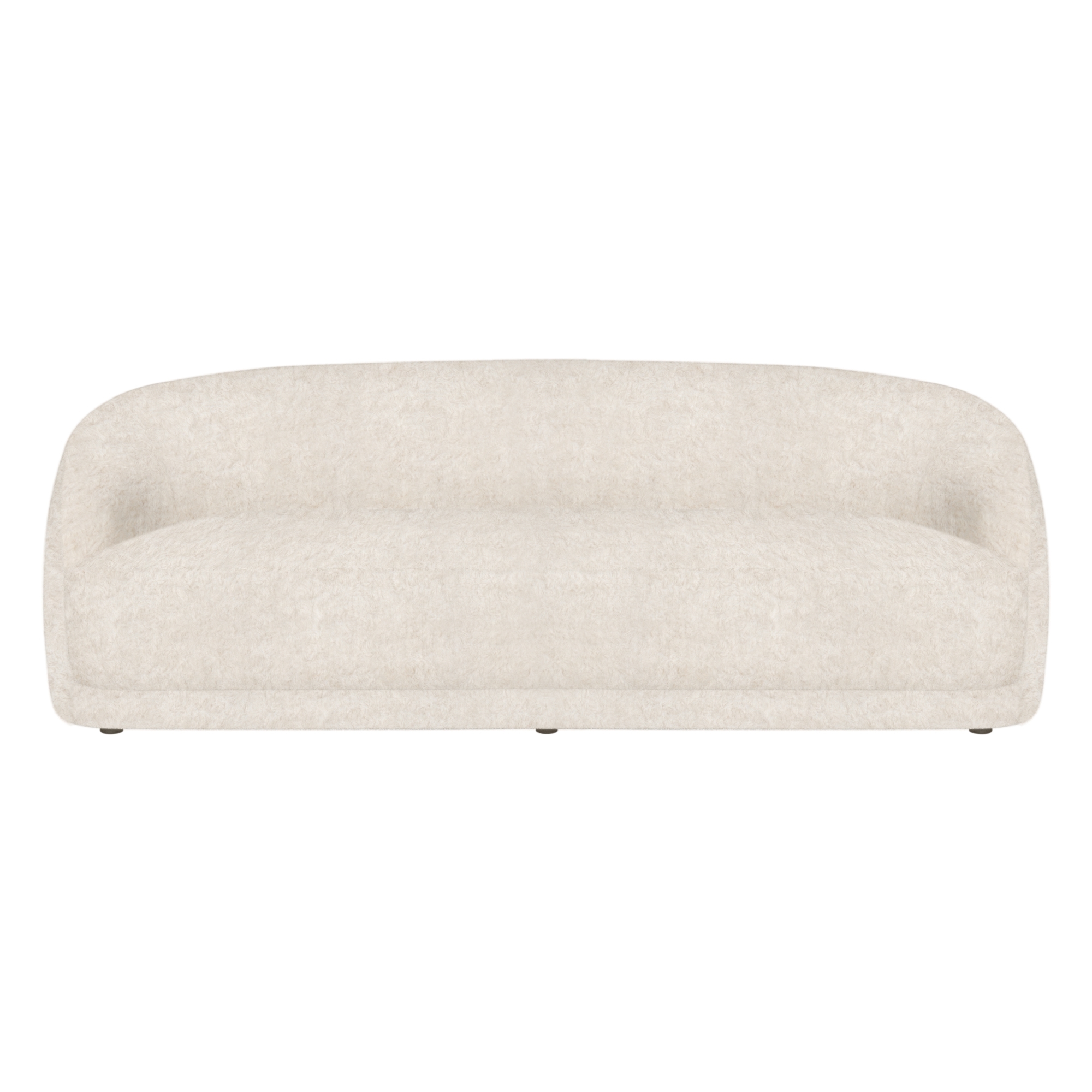 Curved-Back Three-Seat Sofa