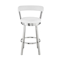 Contemporary Counter-Height Swivel Stool