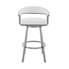 Armen Living Bronson Counter-Height Swivel Stool