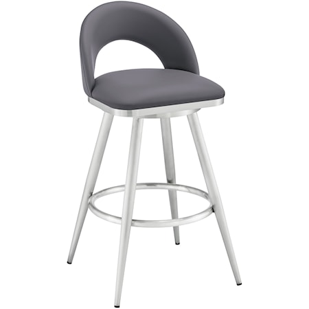 Gray Counter-Height Stool