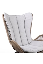 Armen Living King Contemporary Indoor/Outdoor Lounge Chair
