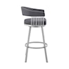 Armen Living Bronson Bar-Height Swivel Stool