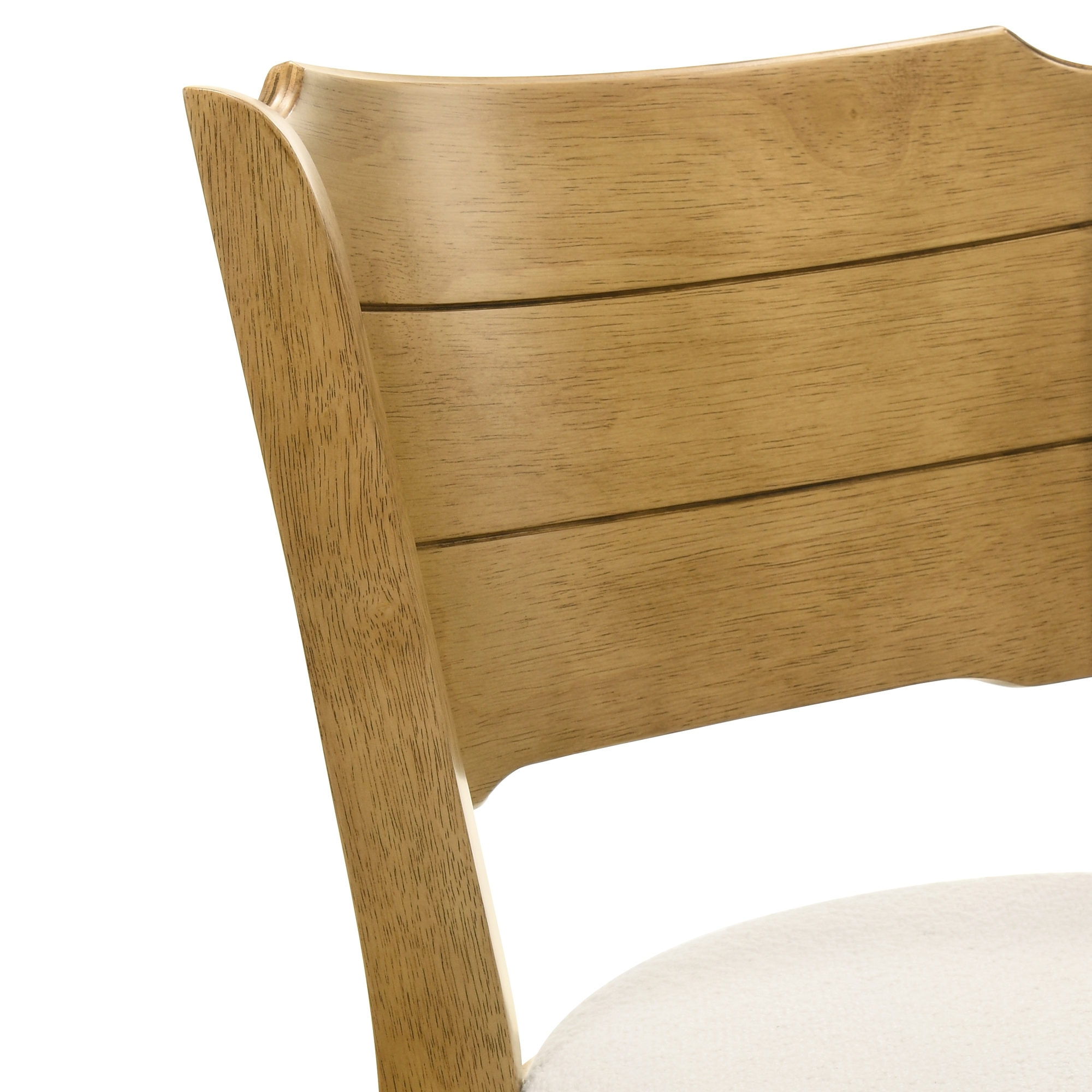 Armen Living Winsley Wooden Swivel Barstool w/Uph. Seat