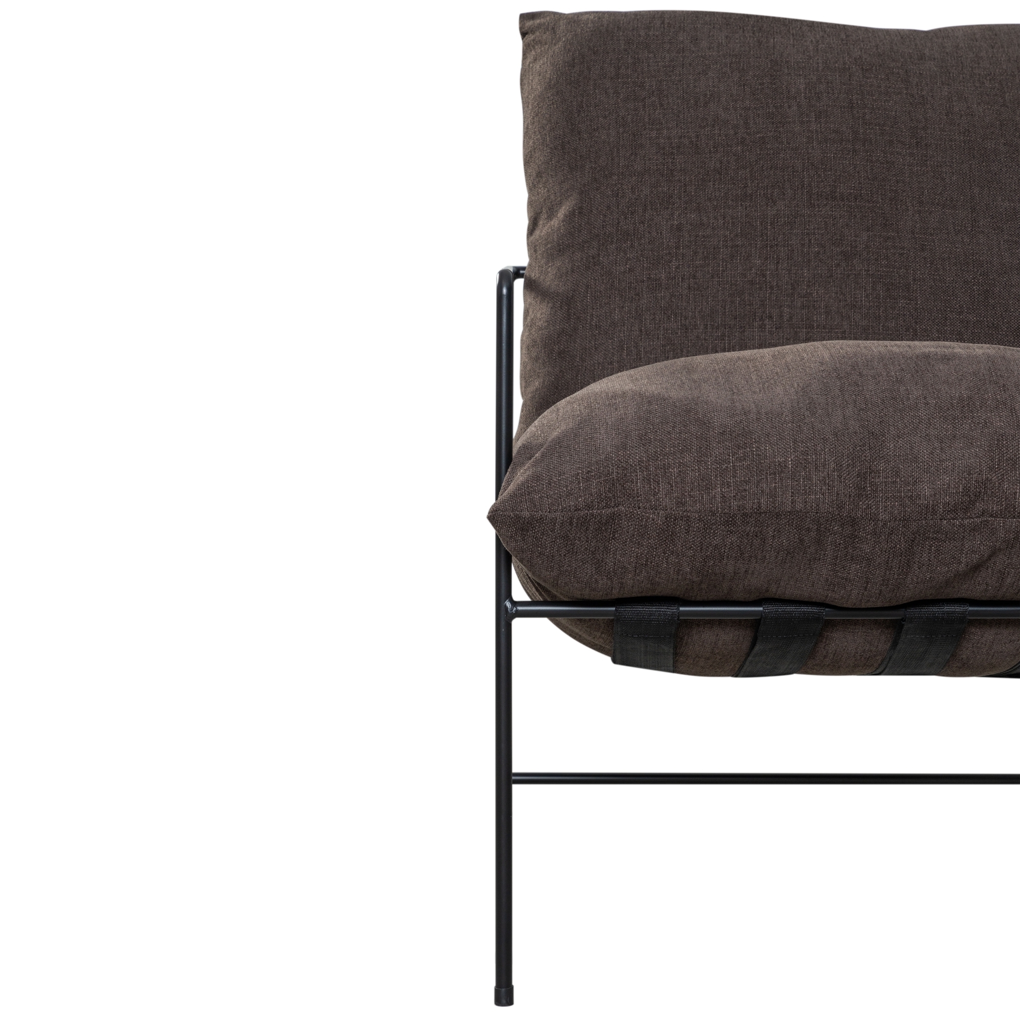 Armen Living Rogan Modern Industrial Accent Chair
