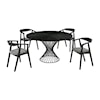 Armen Living Cirque / Santana Dining Set