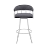 Armen Living Palmdale Swivel Bar Stool