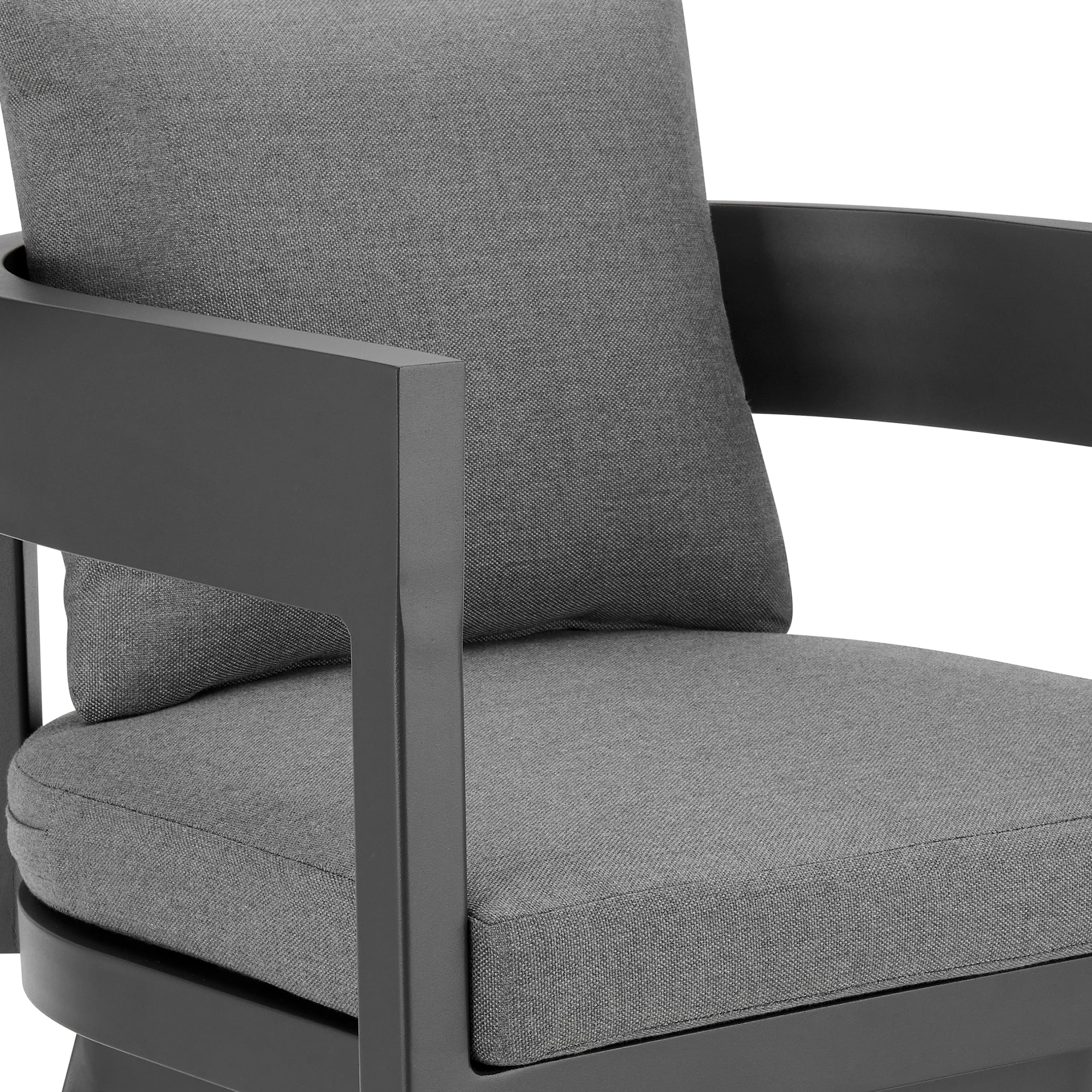 Armen Living Menorca Outdoor Swivel Barstool